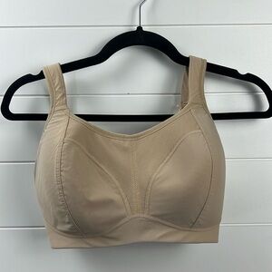 Panache Sport 7341 size 30FF nude hook closure wide straps